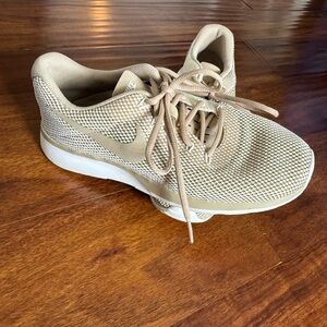 Nike Beige Mesh Sneakers